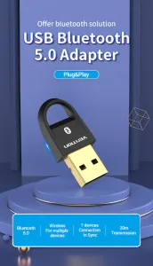 Vention USB Bluetooth5.0 Adapter Black- VEN CDSB0