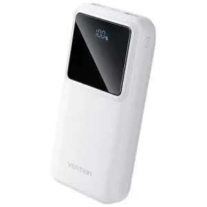 Vention 20,000mAh Power Bank-WHITE-VEN FHLW0