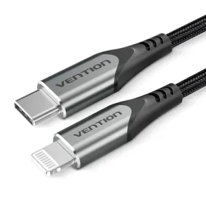 Vention USB 2.0 A Male to Lightning Male 2M Cable Aluminum Alloy Type- VEN LABVH