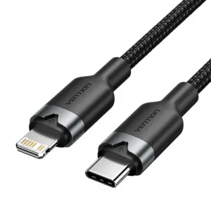 Vention USB 2.0 A Male to Lightning Male 2M Cable Aluminum Alloy Type- VEN LABVH