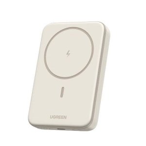 UGREEN MagFlow 10000mAh Magnetic Wireless Power Bank (20W) - Beige