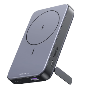 UGREEN MagFlow 10000mAh Magnetic Wireless Power Bank (20W) - Space Gray