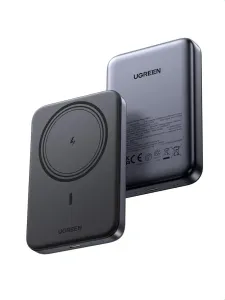 UGREEN MagFlow 10000mAh Magnetic Wireless Power Bank (20W) - Space Gray