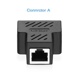 UGREEN CM210 RJ45 Splitter Adapter 2 Pack Black