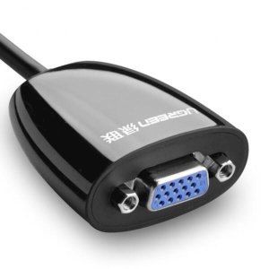 UGREEN MM105 HDMI to VGA Converter Without Audio - Black