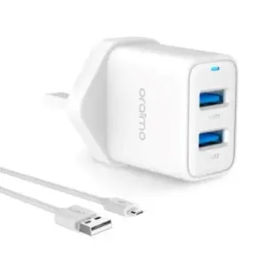 Oraimo OCW-U63D Firefly-2 5.0V/2.1A Dual USB Fast Wall Charger