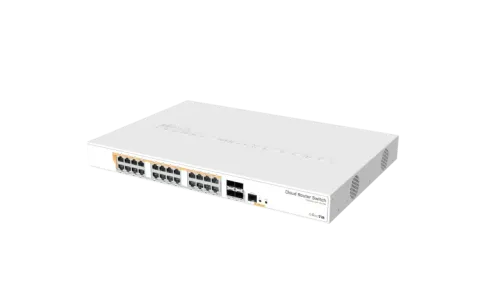 MikroTik CRS328-24P-4S+RM 24 Port Gigabit Ethernet PoE Switch