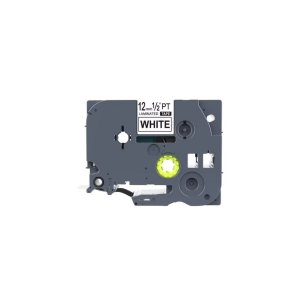 Brother 12mm × 8m Black on White Label Tape TZ2-231