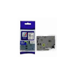 Brother 12mm × 8m Black on White Label Tape TZ2-231