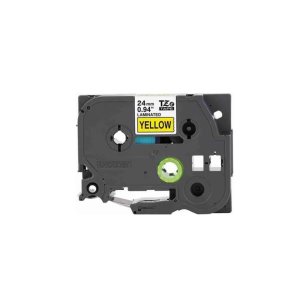 Brother 24mm × 8m Black on Yellow Label Tape TZ2-651