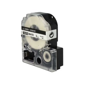 Epson SS9KW 9mm × 8m Black on White Tape