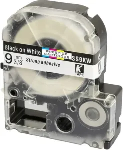 Epson SS12KW 12mm × 8m Black on White Tape