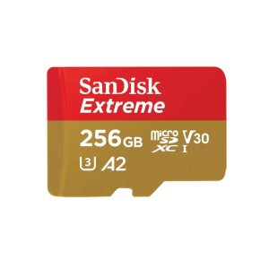 SanDisk Extreme microSD Card 256GB Up to 880MB/s Read 650MB/s SDSQXFN-256G-GN4NN